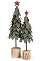 Holly Tree On Log | Medium