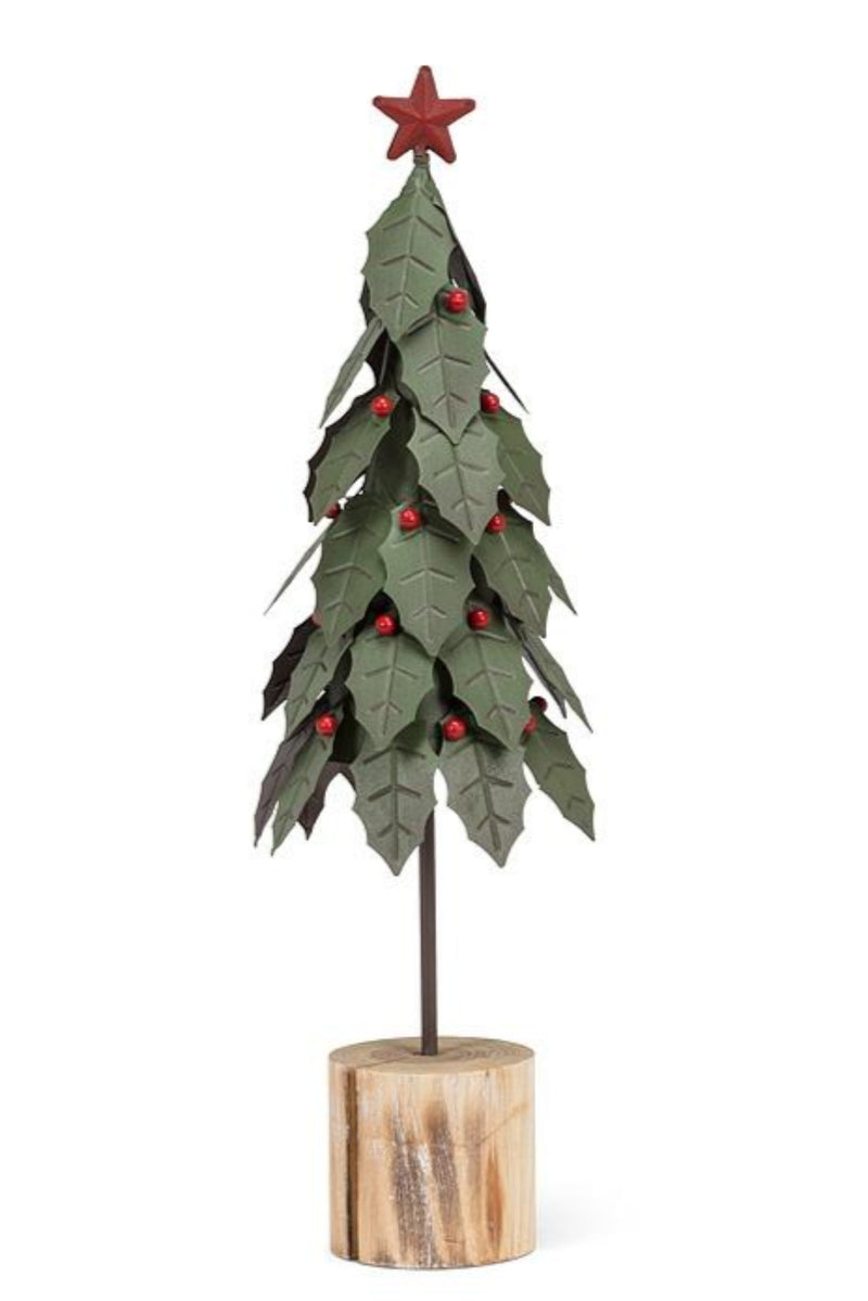Holly Tree On Log | Medium