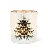 Frosted Tree Candle Holder | Small