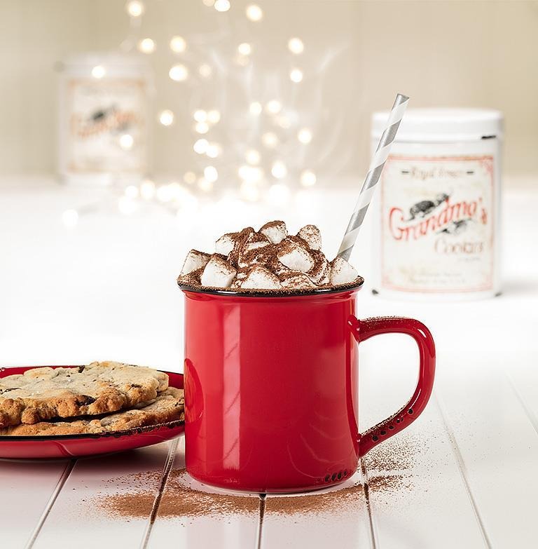 Enamel Look Mug | Red