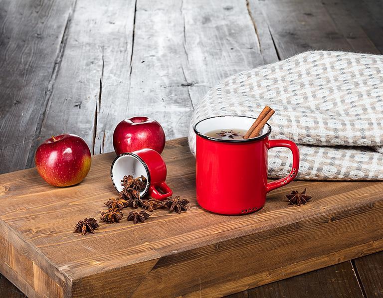 Enamel Look Mug | Red