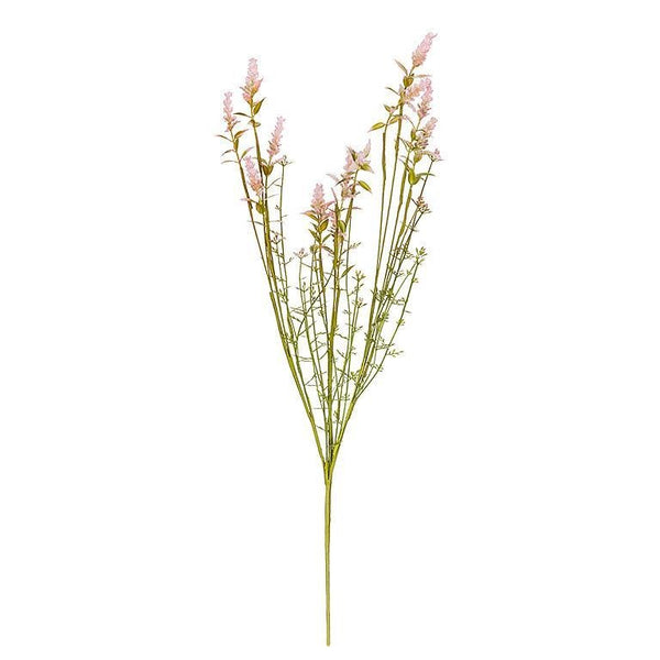 22" Field Flower Branch | Pink