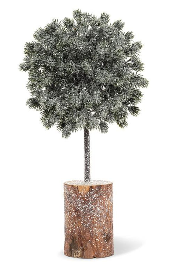 Glitter Pine Topiary | Large