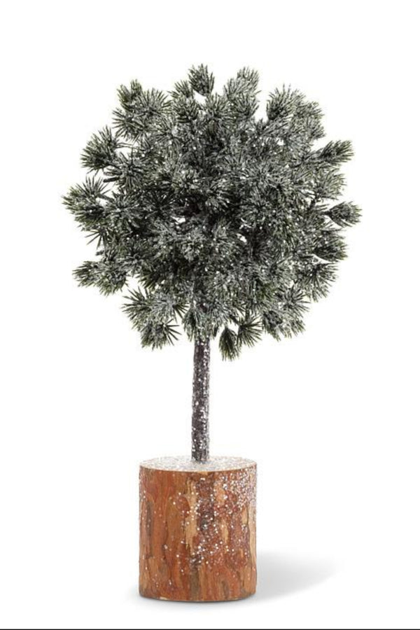 Glitter Pine Topiary | Small
