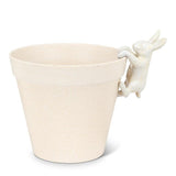 Planter Hanger | White Iron Bunny