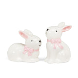 White Bunnies Salt and Pepper Set