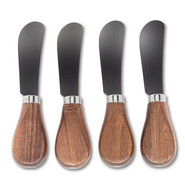 Walnut Handle Spreaders | Set of 4