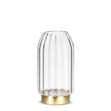 Gold Base LED Vase | Medium