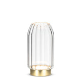 Gold Base LED Vase | Medium
