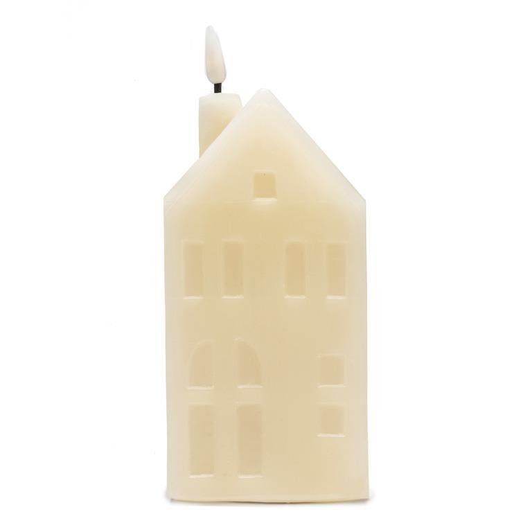 LED House Candle | Ivory