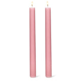 Set of 2 Ridged Tapers | Pink