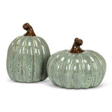 Small Oval Pumpkin | Sage