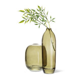 Tall Barrel Bud Vase | Moss Green