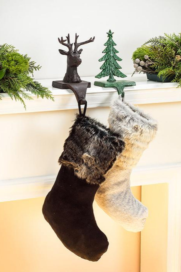 Tree Stocking Hanger | Green