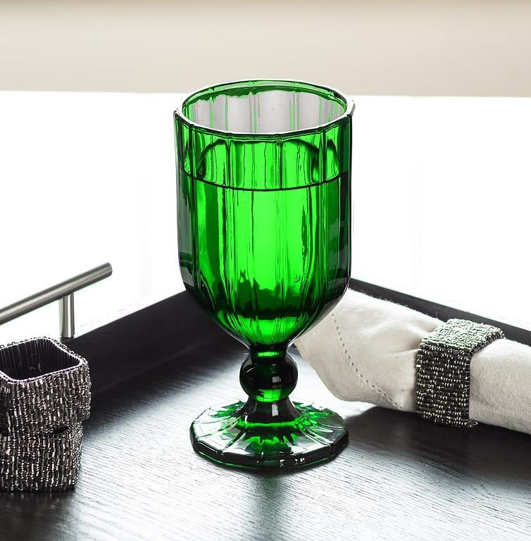 Panel Goblet | Green