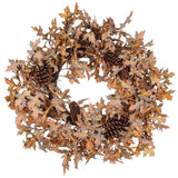 Oak Leaf & Pinecone Wreath