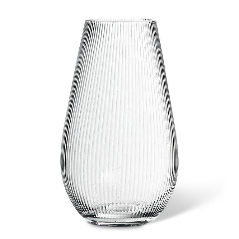 Narrow Optic Vase | Clear