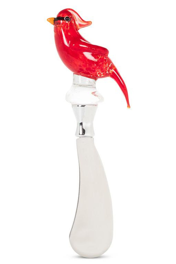 Cardinal Topped Pate Spreaders | Set of 2
