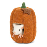 Mouse in Tall Pumpkin