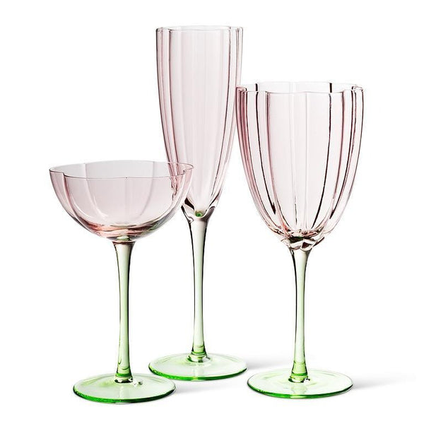 Flower Wine Glass | Pink