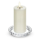 Glass Ball Candle Base | Clear