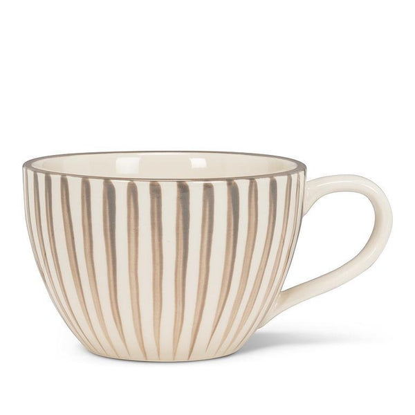 Cabana Stripe Mug | Grey