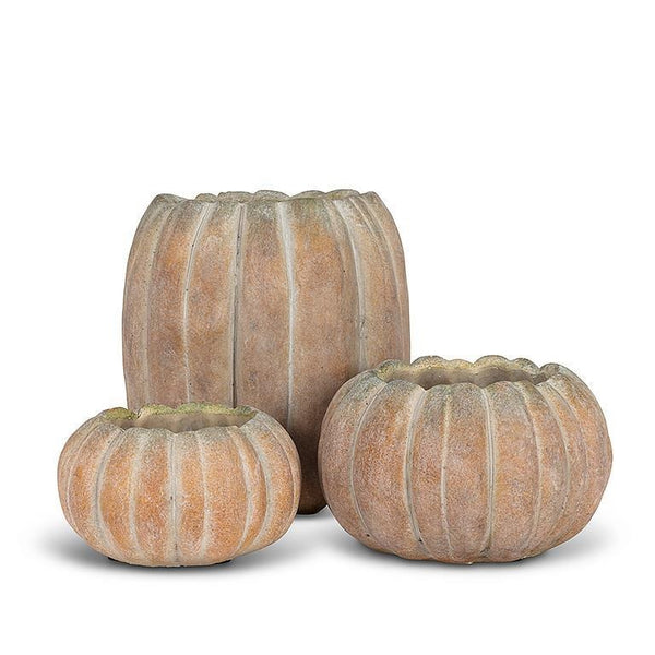 Low Pumpkin Planter | Small