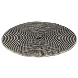Round Woven Placemat | Black
