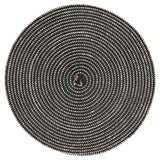 Round Woven Placemat | Black