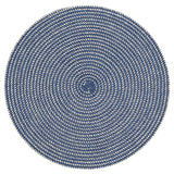 Round Woven Placemat | Denim Blue