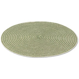 Round Woven Placemat | Green