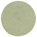 Round Woven Placemat | Green