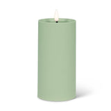 LED Outdoor Pillar Candle 3x6 | Green