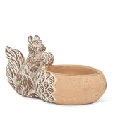 Squirrel & Acorn Planter
