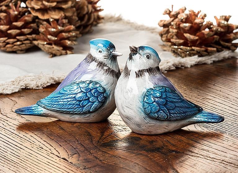 Blue Jay Salt and Pepper Set