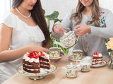 Butterfly Garden Cake Plate