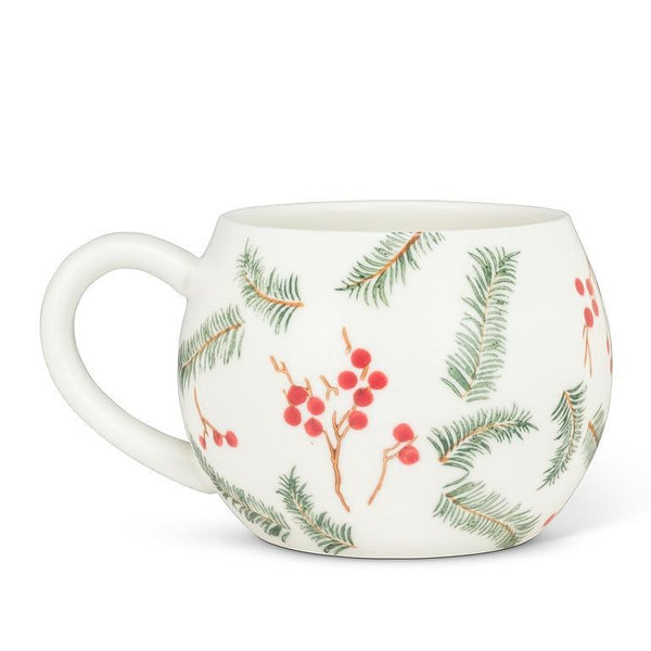 Pine & Berries Ball Mug