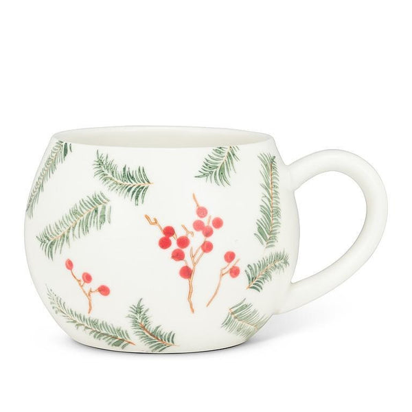 Pine & Berries Ball Mug