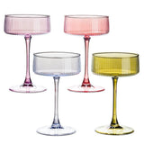 Tight Optic Coupe Glass | Set of 4
