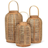 Natural Linen Lantern | Medium