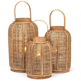 Natural Linen Lantern | Medium