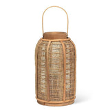 Natural Linen Lantern | Medium
