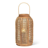 Natural Linen Lantern | Medium