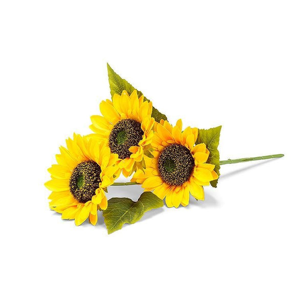 Triple Sunflower Stem - FINAL SALE