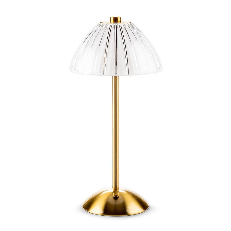 Fancy Shade LED Table Light | Gold