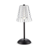 Crystal Shade LED Table Light | Black
