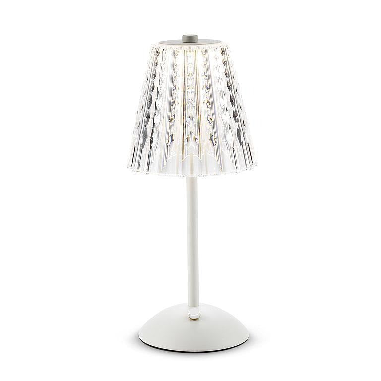 Crystal Shade LED Table Light | White