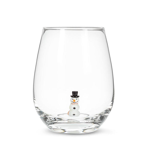 Icon Stemless Goblet | Snowman