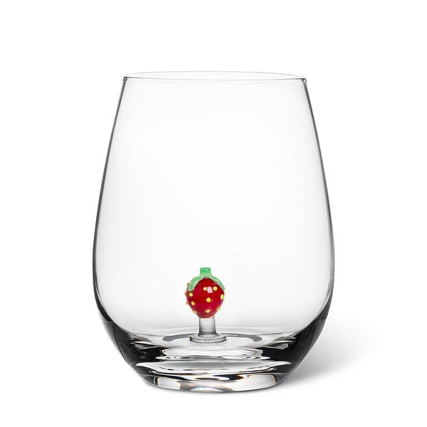 Icon Stemless Goblet | Strawberry