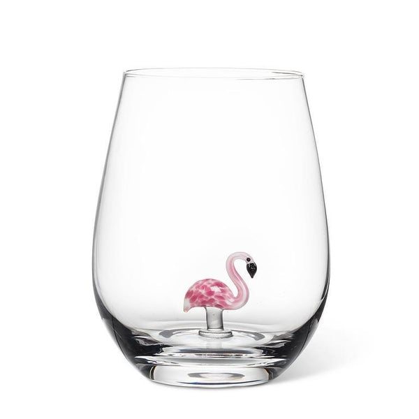 Icon Stemless Goblet | Flamingo